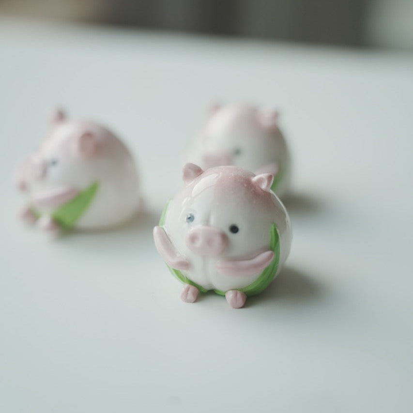 Dim Sum Peach Bun Oink Oink Desk Friend