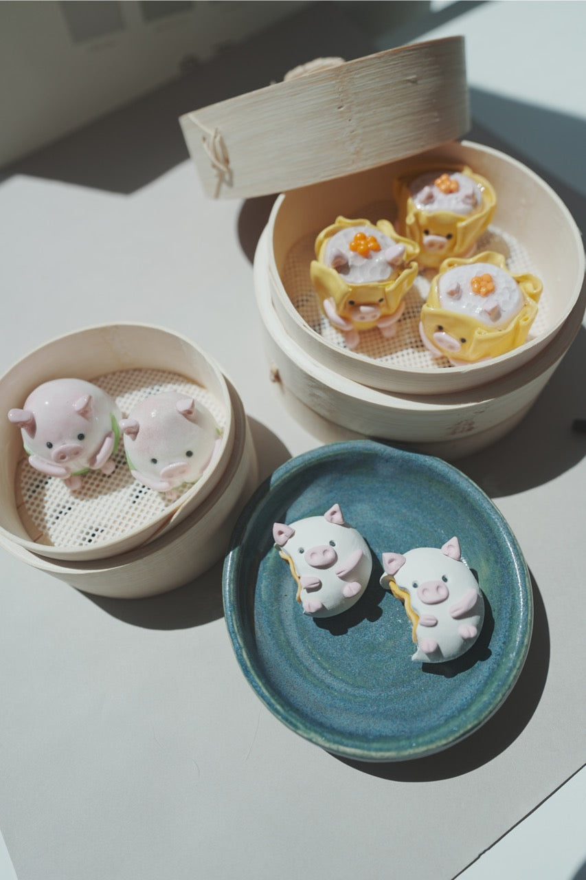 Salted Pig Bun Oink Oink Desk Friend