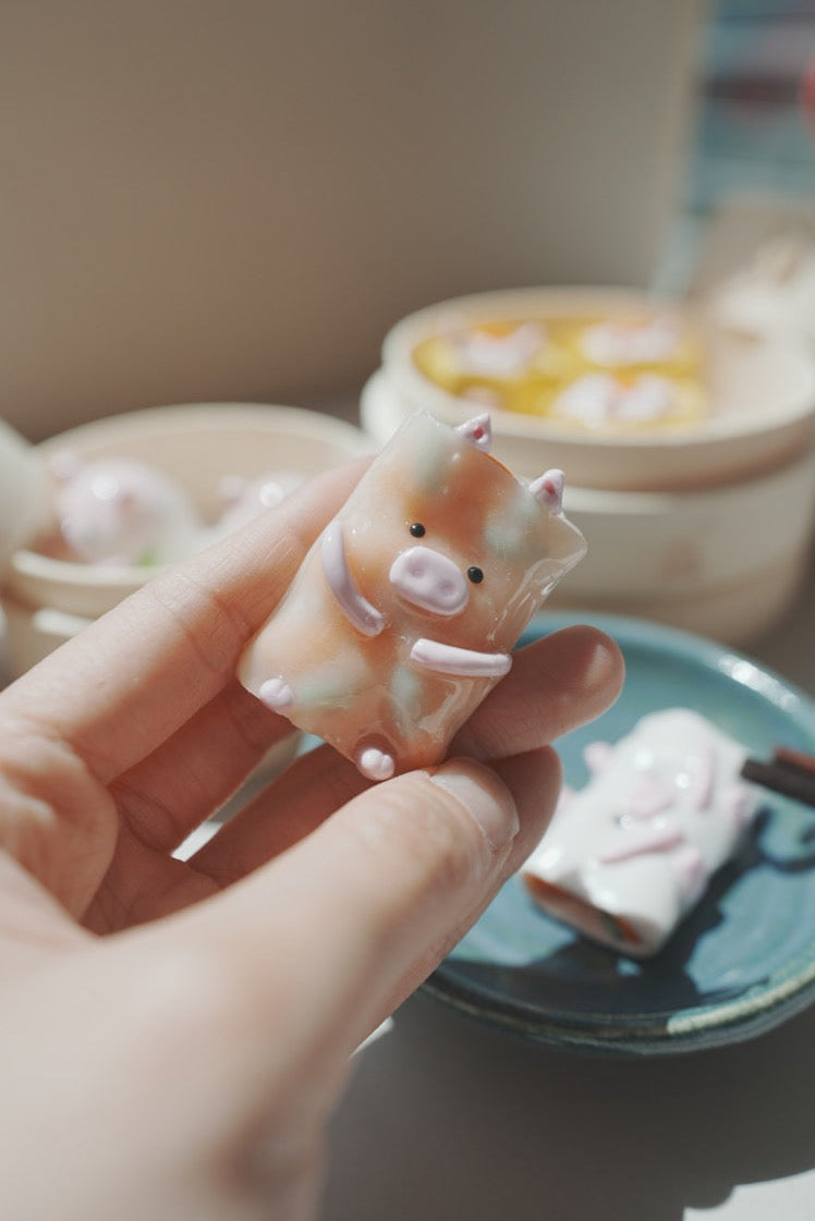 Dim Sum Cheung Fun Oink Oink Desk Friend